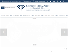 Tablet Screenshot of georgethompson.com